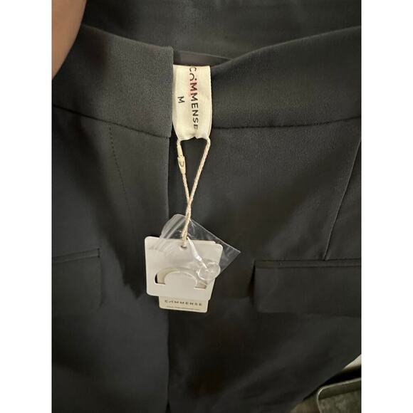 NWT Commense Women's Gray Split-Front Solid Midi Skirt Size Medium - Picture 6 of 8